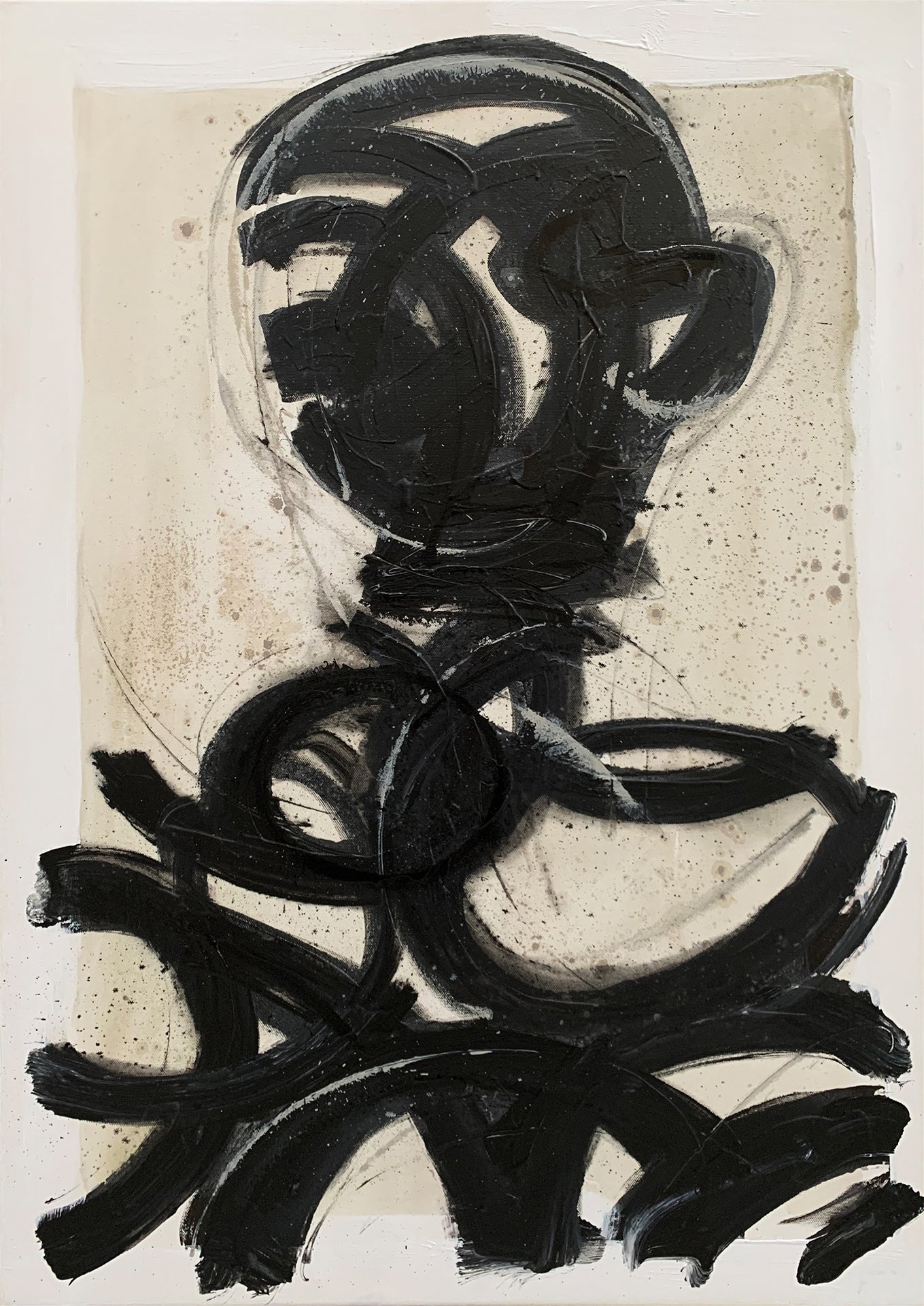 Interno Nero 1 Canvas Artwork