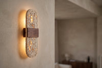 The Banda Travertine Wall Light