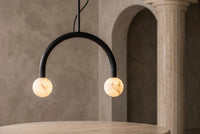 The Bilancia Alabaster Pendant Light