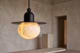 The Bombetta Alabaster Pendant Light