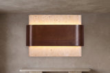 The Fascio Travertine Wall Light