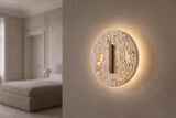 The Fessura Travertine Wall Light