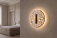The Fessura Travertine Wall Light