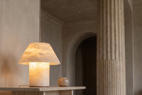 The Fungo Alabaster Table Lamp
