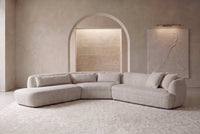 The Amalfi Curved Corner Sofa