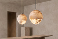 The Medusa Alabaster Pendant Light