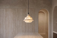 The Pagoda Alabaster Pendant Light