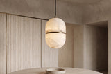 The Seme Alabaster Pendant Light