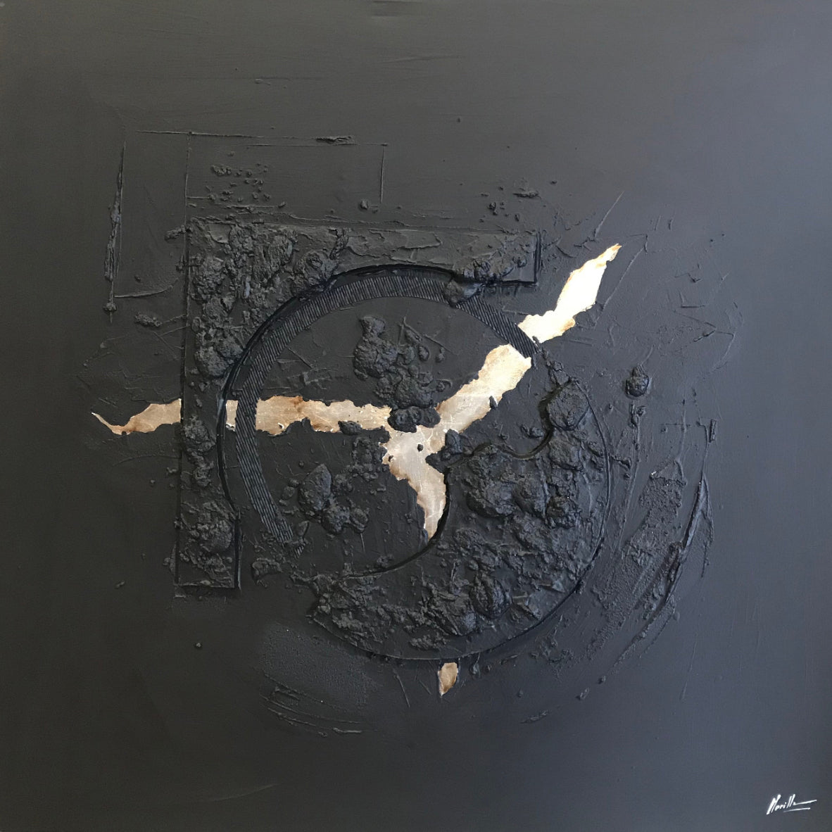 Milan Noir Canvas Artwork