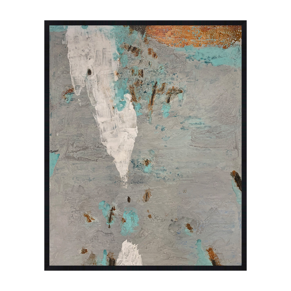 Alvoro Canvas Artwork – Black