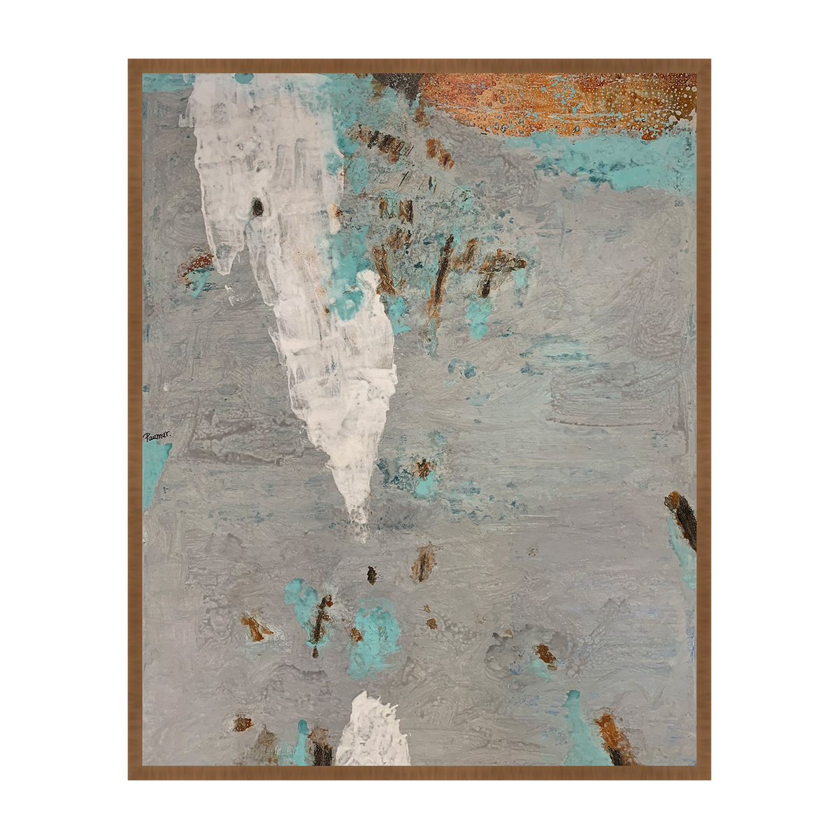 Alvoro Canvas Artwork – Walnut