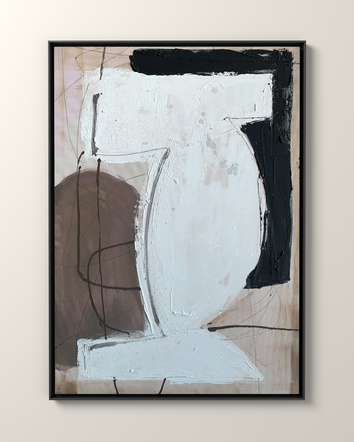 Alvoron Canvas Artwork in a Black frame | KUNAL TREHAN Casa Maison Home