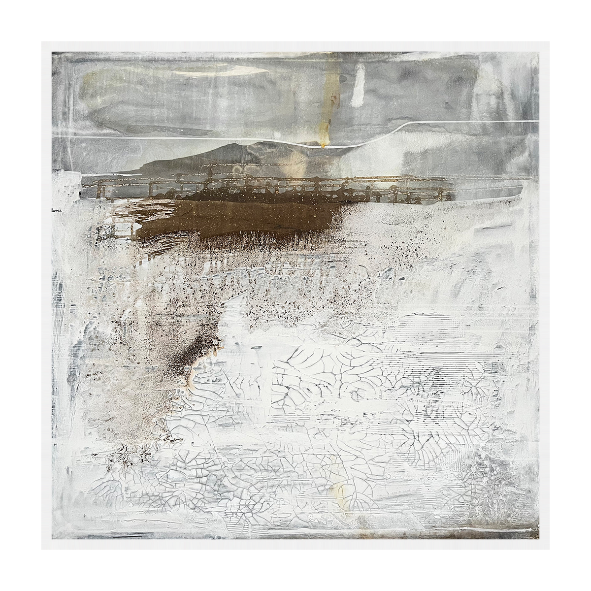 Arlith Canvas Artwork – White