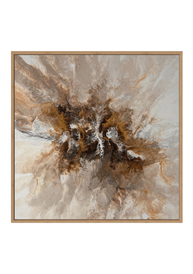 Oak Shimmer Canvas Print Artwork