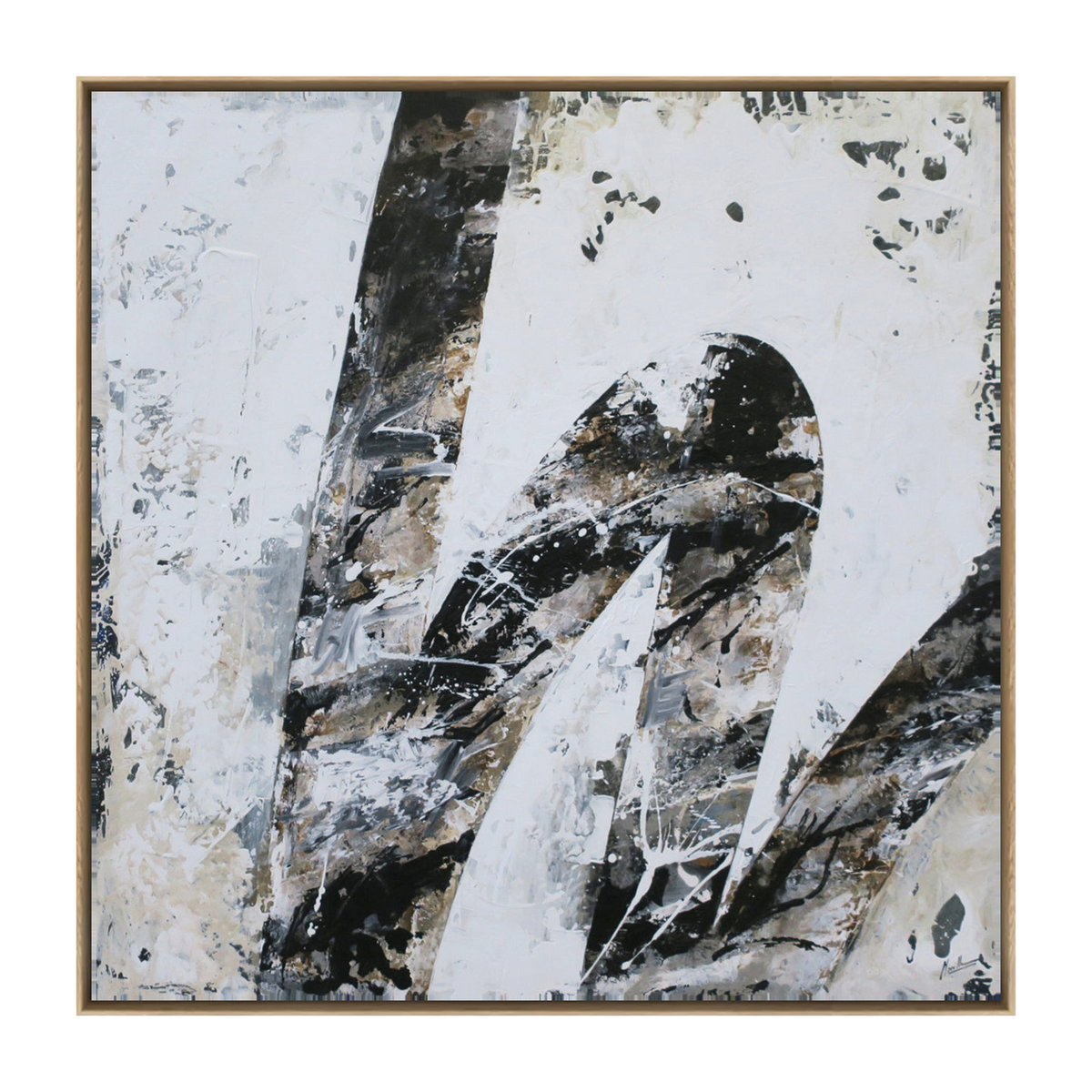 Arvento canvas artwork — Oak
