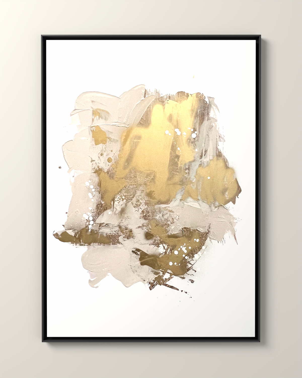 Aureo 1 Canvas Artwork in a Black frame | KUNAL TREHAN Casa Maison Home