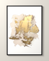 Aureo 1 Canvas Artwork in a Black frame | KUNAL TREHAN Casa Maison Home