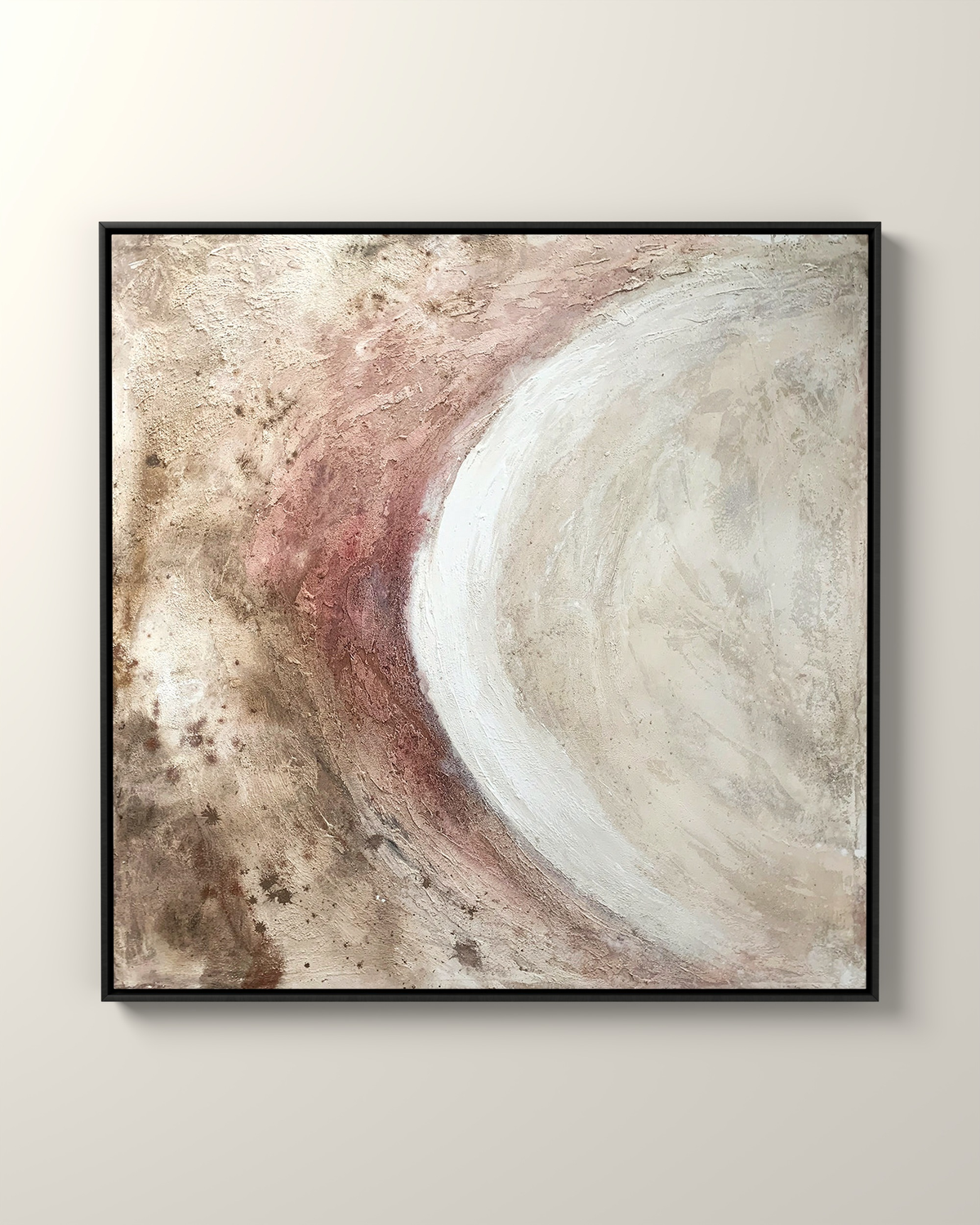 Cerra Canvas Artwork in a Black float frame | KUNAL TREHAN Casa Maison Home