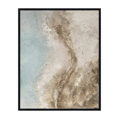 Civetta canvas artwork — Black