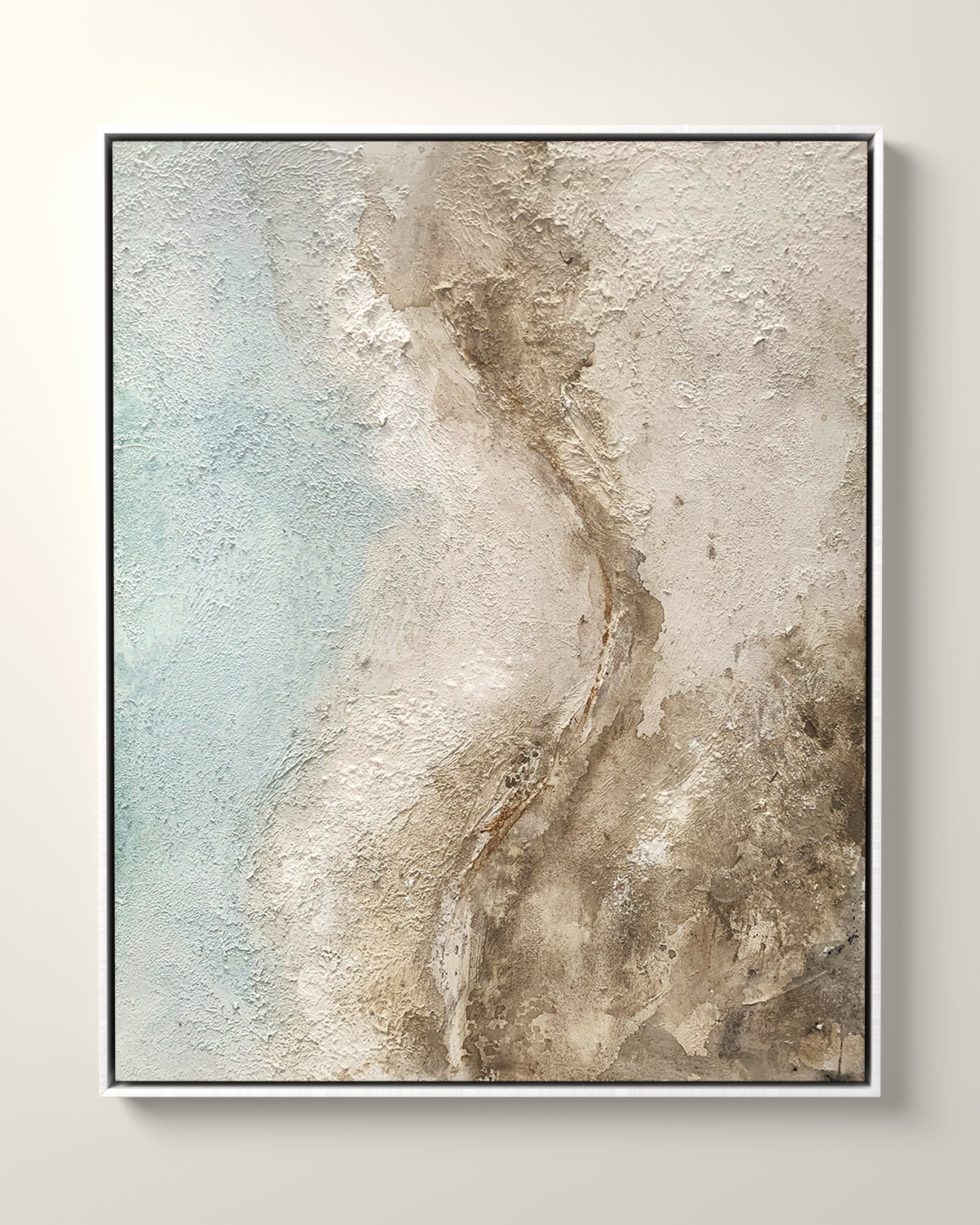 Civetta Canvas Artwork in a White float frame | KUNAL TREHAN Casa Maison Home