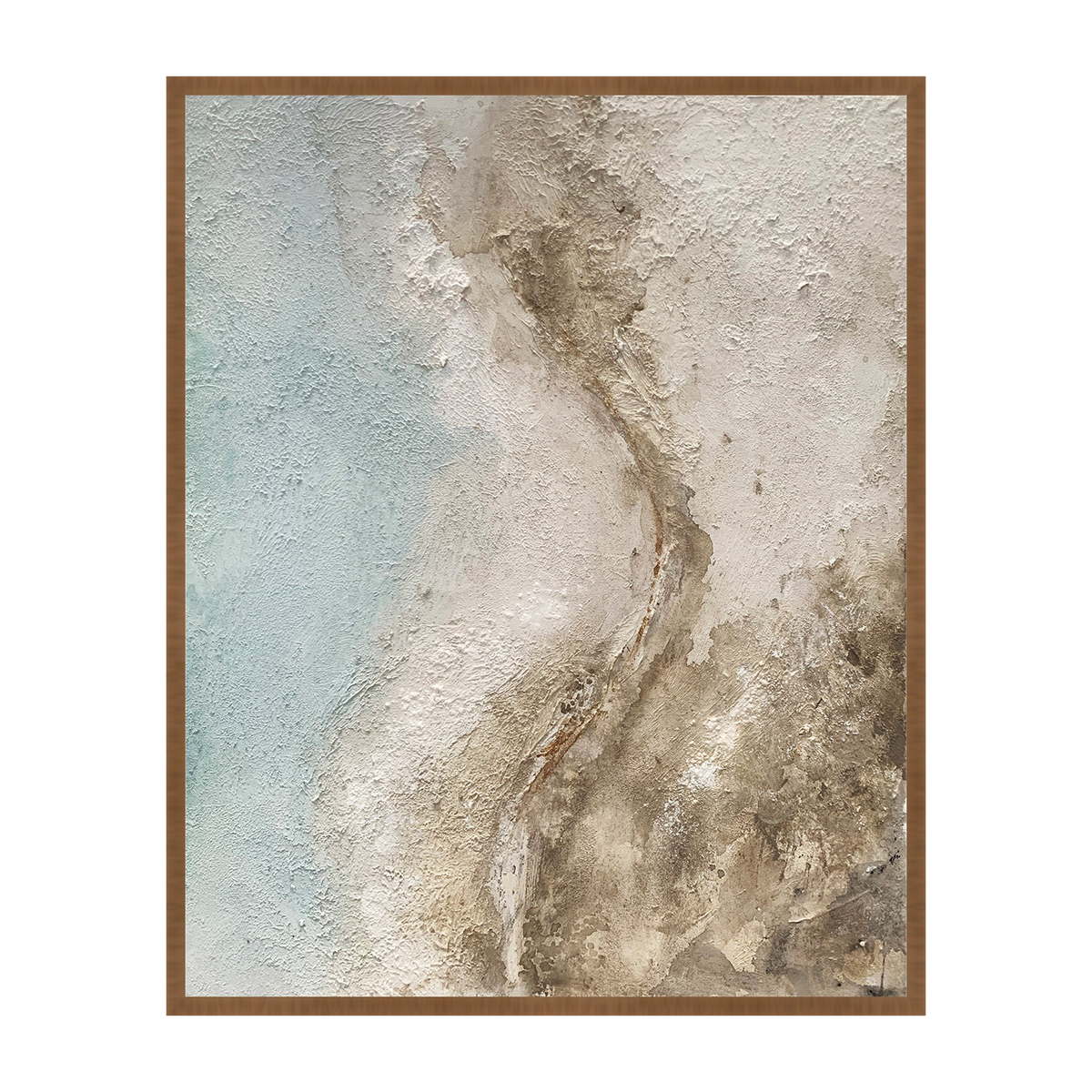 Civetta canvas artwork — Walnut