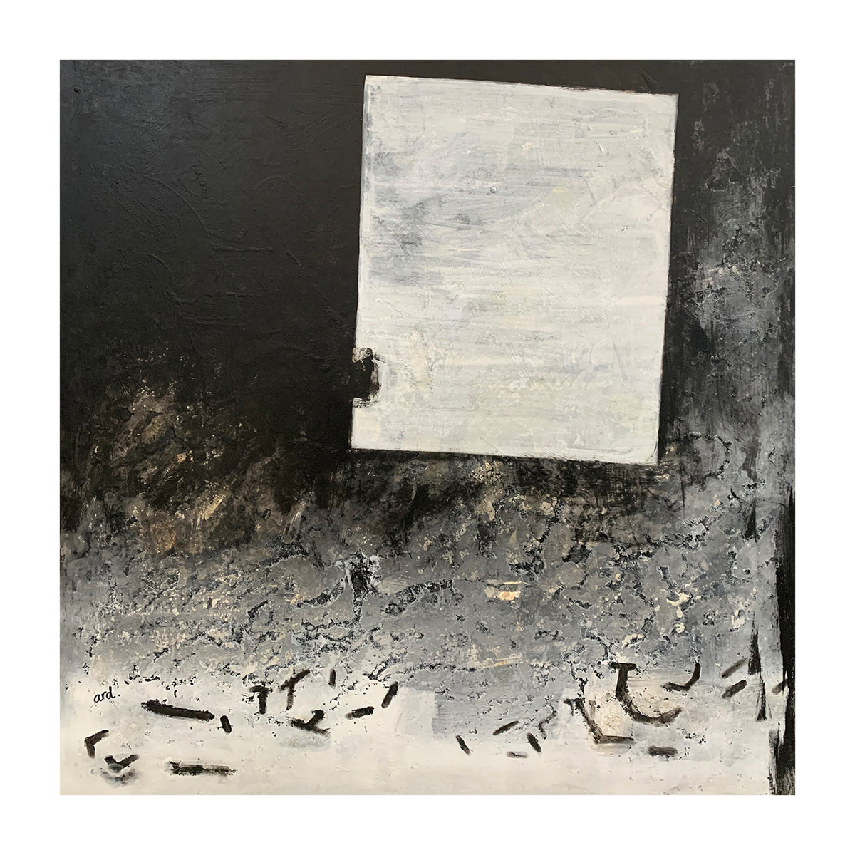 Cortile canvas artwork — Without Frame