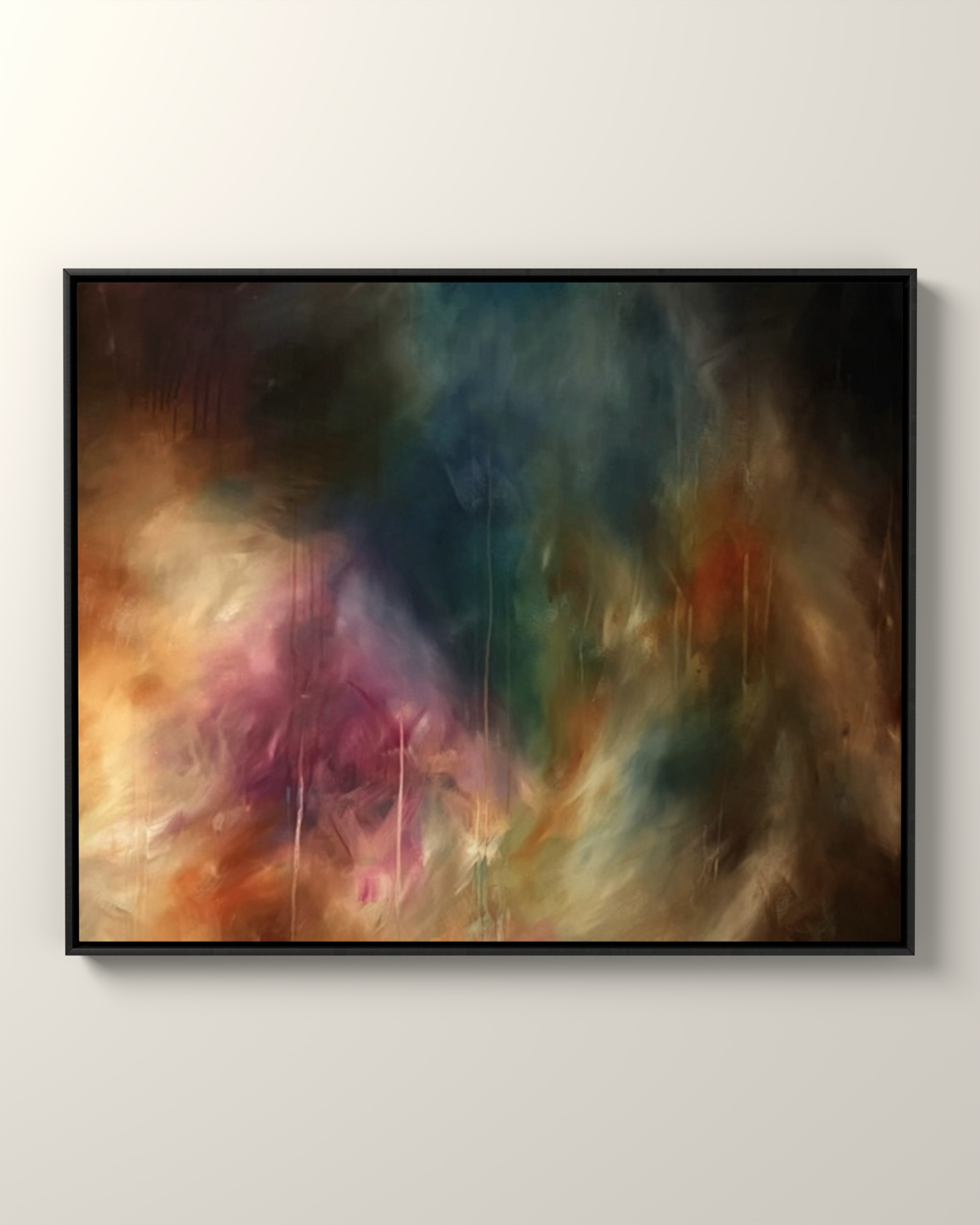 Dreamer Canvas Print Artwork in a Black float frame | KUNAL TREHAN Casa Maison Home