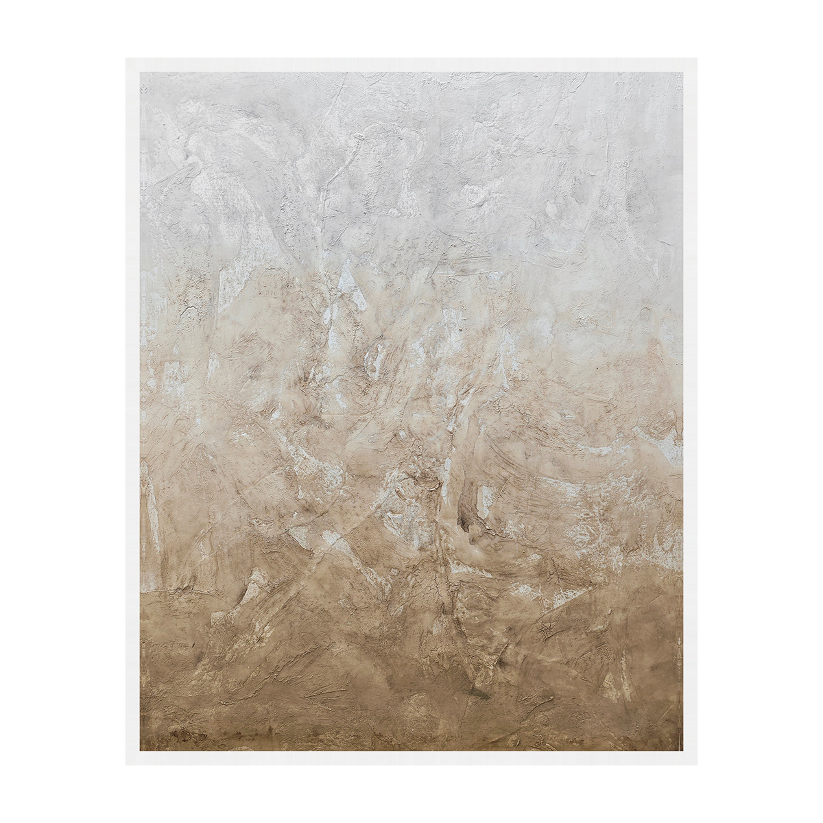 Duvair canvas artwork — White