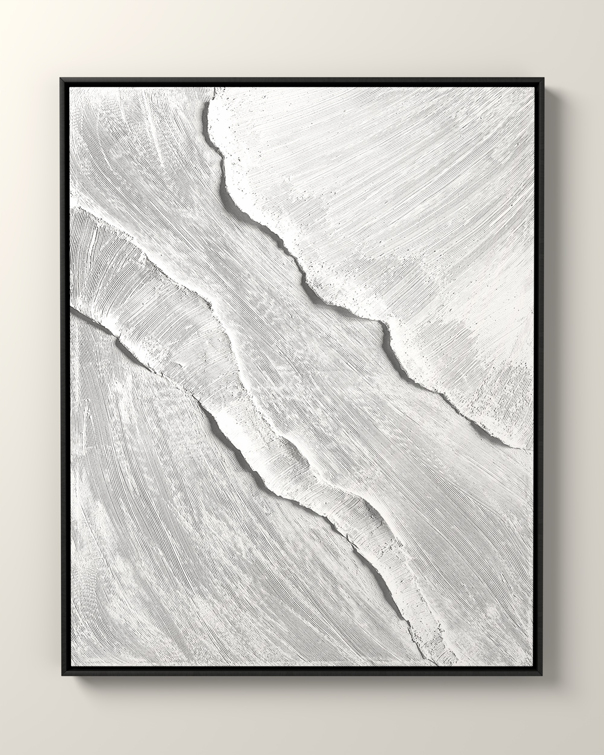 Elvarn Canvas Artwork in a Black float frame | KUNAL TREHAN Casa Maison Home