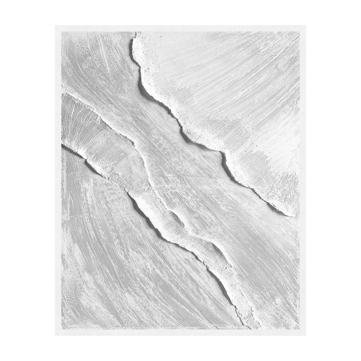 Elvarn canvas artwork — White