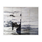 Fente Blanche Canvas Artwork – White