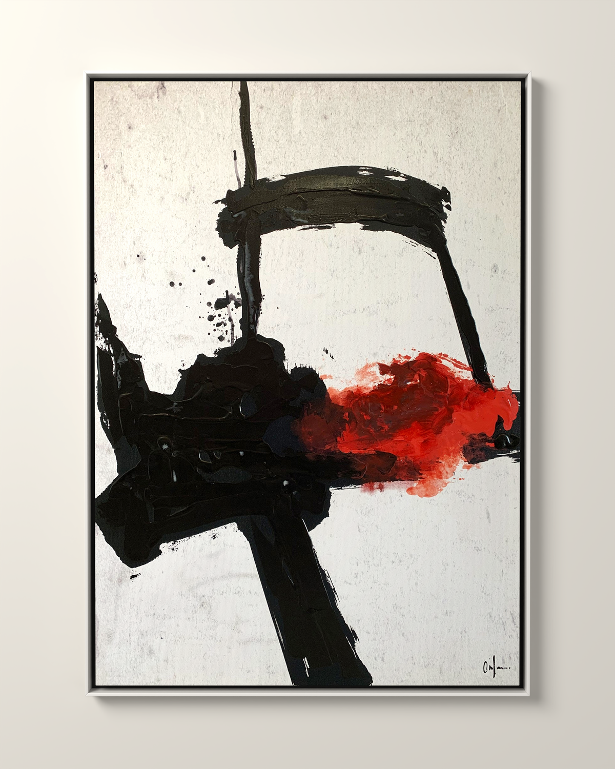 Ferrara Canvas Artwork in a White frame | KUNAL TREHAN Casa Maison Home