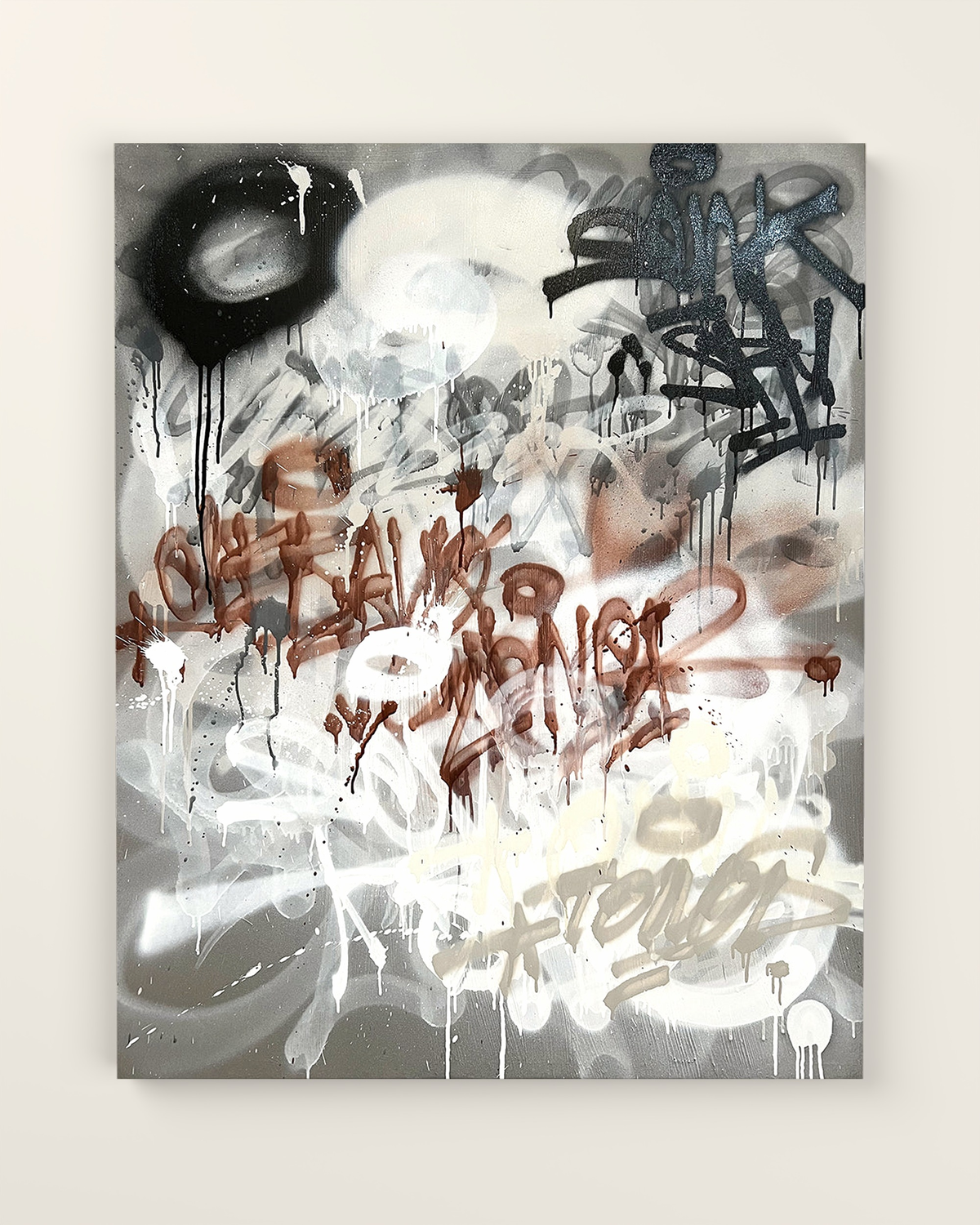 Grafico Brut Canvas Artwork without frame | KUNAL TREHAN Casa Maison Home