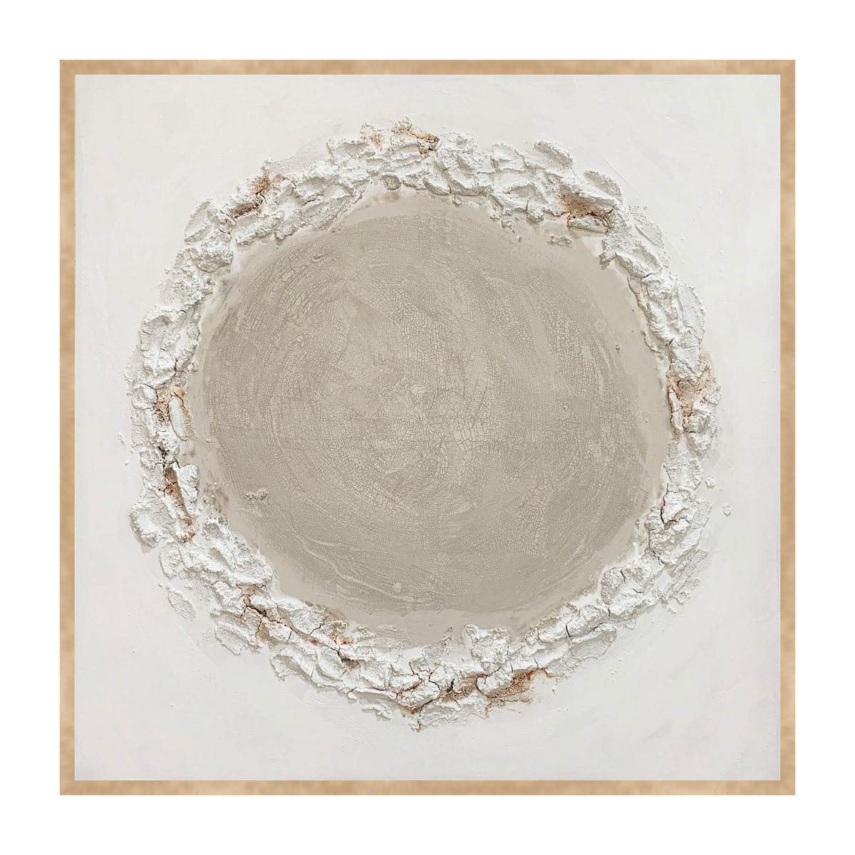 Halo Mineral Canvas Artwork – Oak