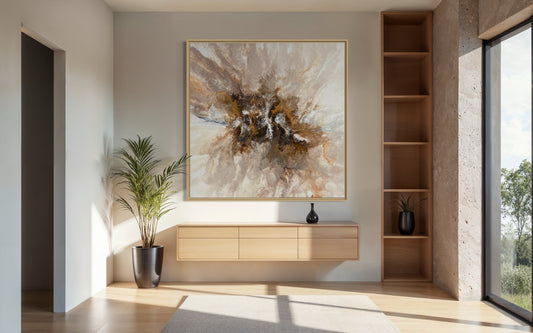 Oak Shimmer Canvas Print Artwork