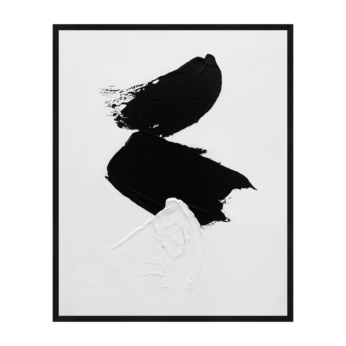 Inverso Canvas Artwork - Black
