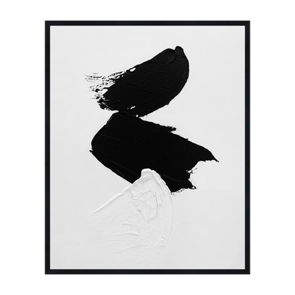 Inverso Canvas Artwork - Black