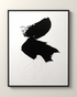 Inverso Canvas Artwork in a Black float frame | KUNAL TREHAN Casa Maison Home
