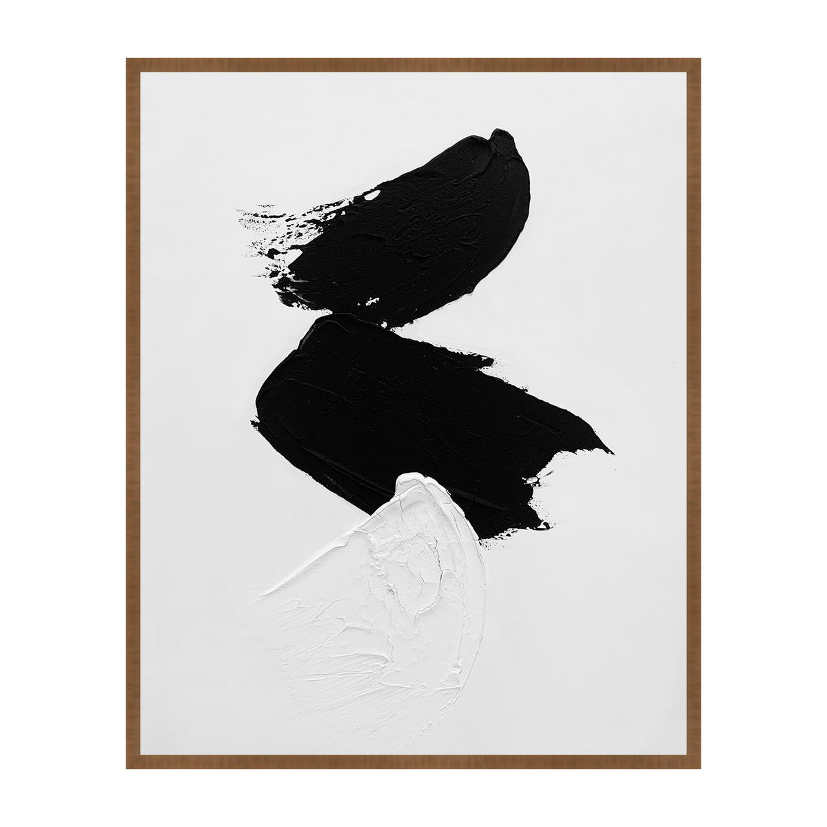 Inverso Canvas Artwork - Walnut