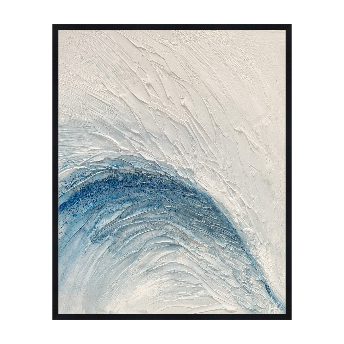 Ismara canvas artwork — Black