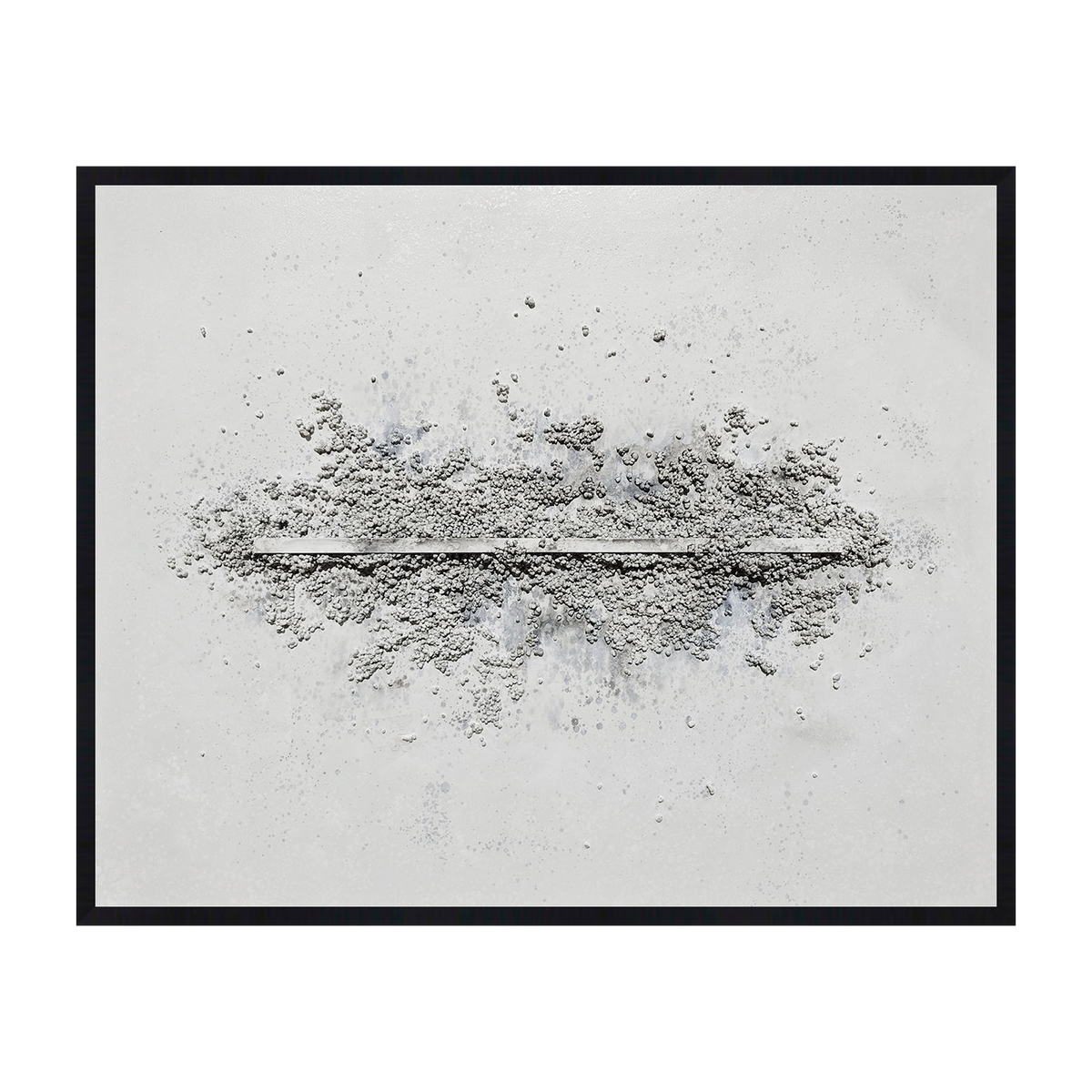 Ligne Claire Canvas Artwork – Black