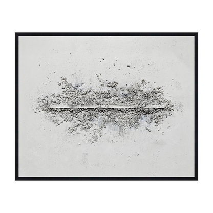 Ligne Claire Canvas Artwork – Black