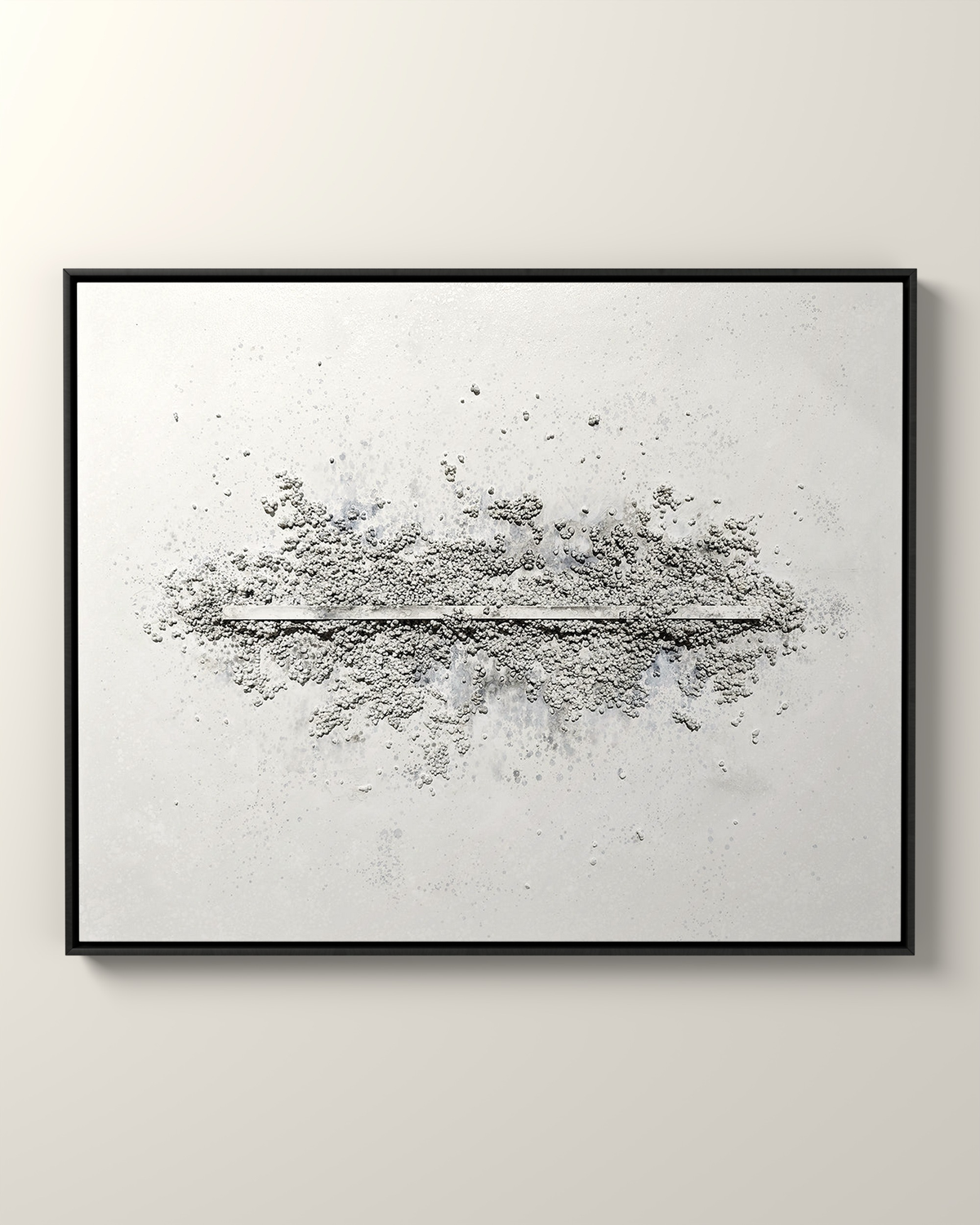 Ligne Claire Canvas Artwork in a Black float frame | KUNAL TREHAN Casa Maison Home