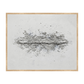 Ligne Claire Canvas Artwork – Oak