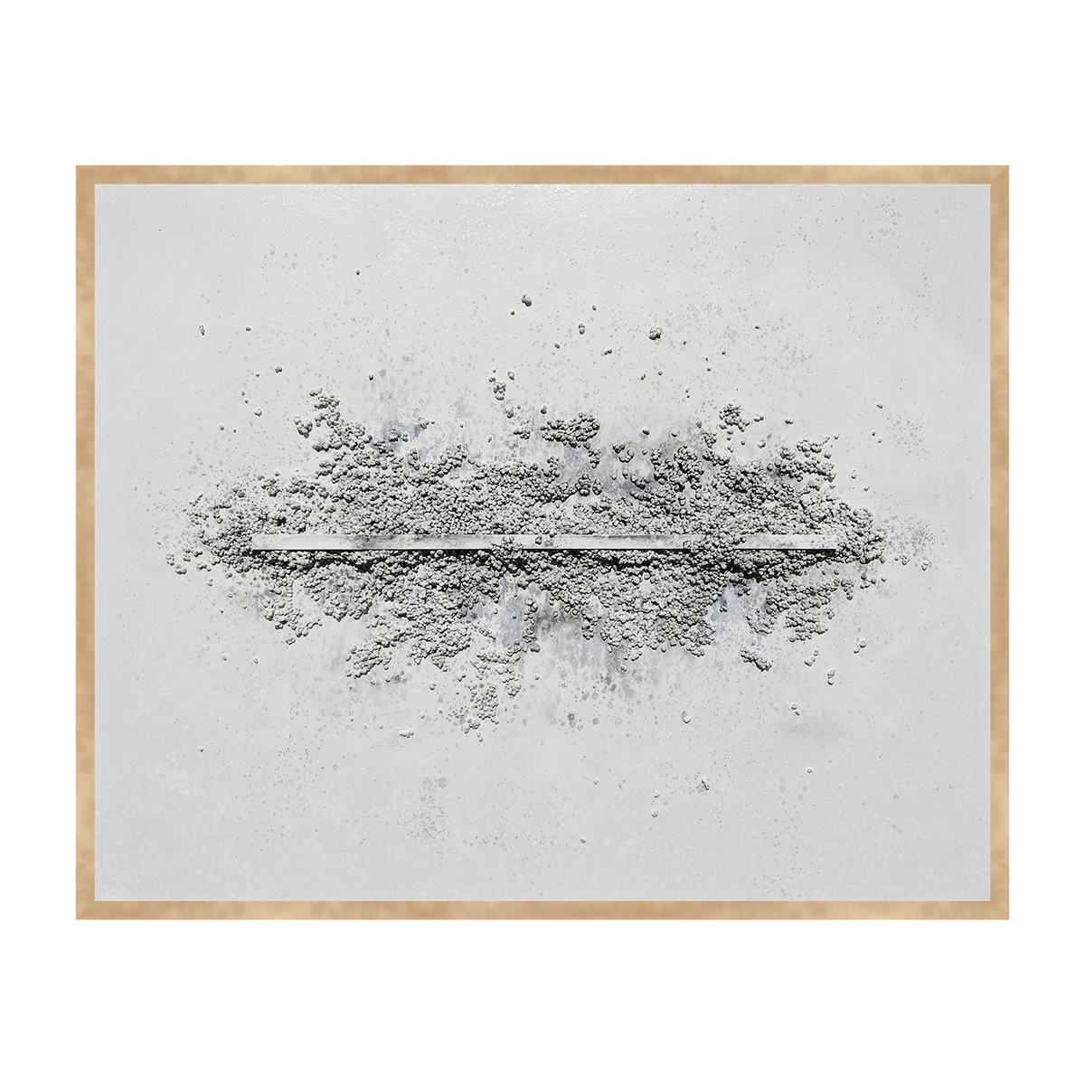 Ligne Claire Canvas Artwork – Oak
