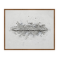 Ligne Claire Canvas Artwork – Walnut