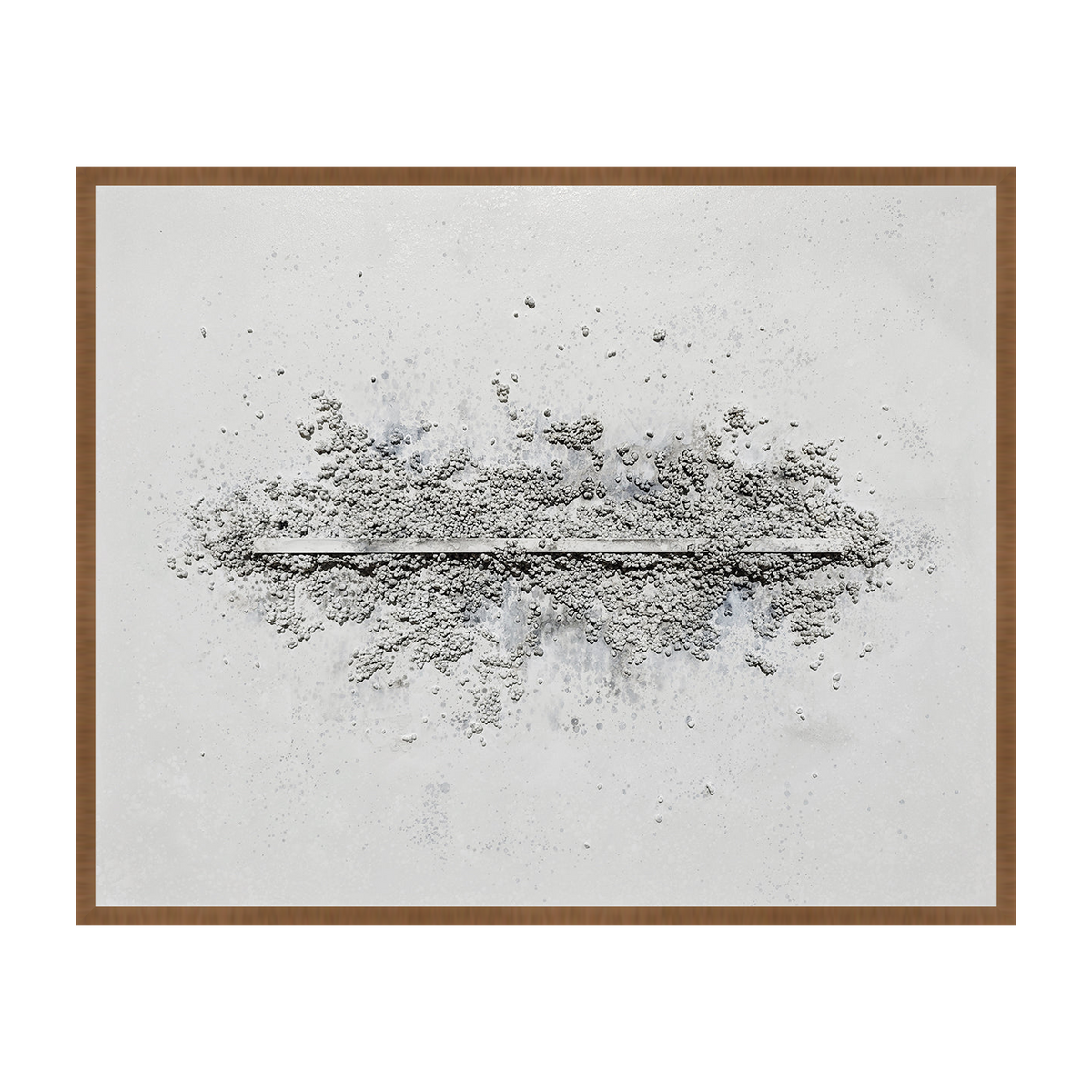 Ligne Claire Canvas Artwork – Walnut