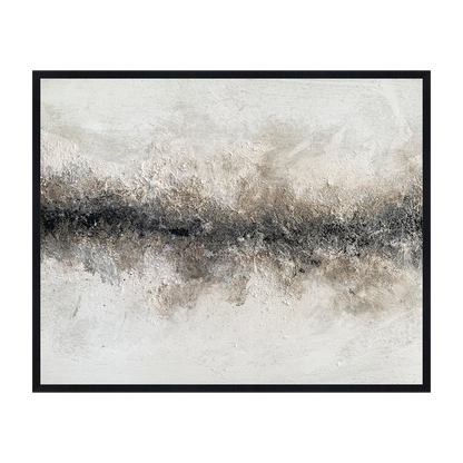 Ligne De Terre Canvas Artwork – Black