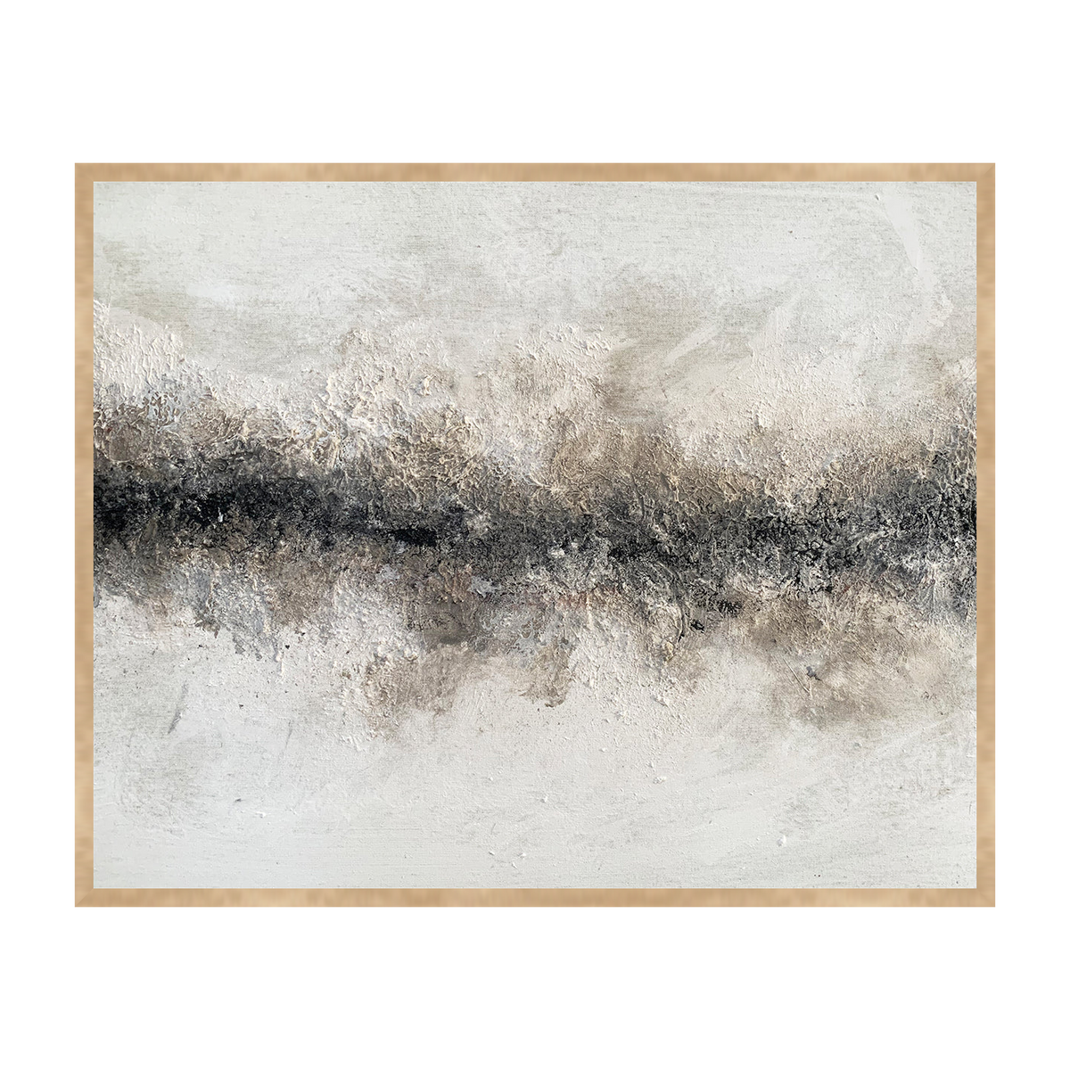 Ligne De Terre Canvas Artwork – Oak