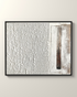 Linea Tactile Canvas Artwork in a Black float frame | KUNAL TREHAN Casa Maison Home
